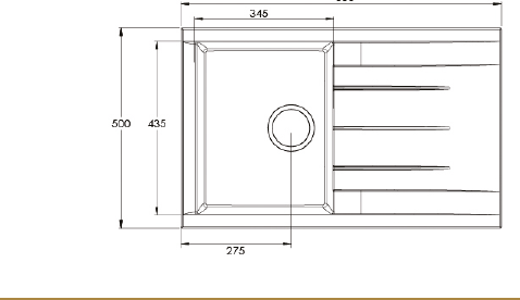 Rocklite Bredon technical drawing — dimensions