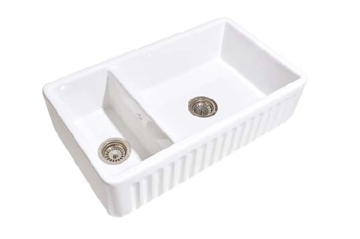Whitebirk Sink Company Fluted Lostock
